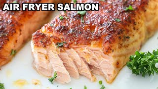 Perfect Air Fryer Salmon Recipe [upl. by Letnahs]