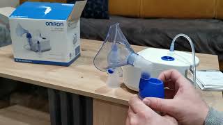 Omron Compressor nebulizer C102 Total  X102 NEC102E [upl. by Nylasor]