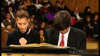 Schubert Marche Militaire piano duet Salim amp Sivan [upl. by Christianity65]