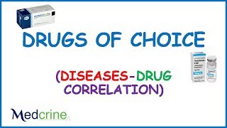 Drugs of Choice Disease drug correlation guide [upl. by Holbrook289]