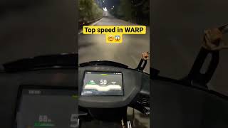 Top speed WARP Mode  Ather 450X 💥🤯 ather bike ather450x [upl. by Rudolf]