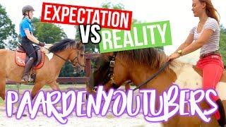 Expectation VS Reality PaardenYouTubers ft HOEFWIJZER  ENGL SUBS  felinehoi [upl. by Noirda]