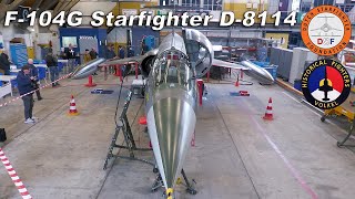 4K Restoration F104G Starfighter D8114 to make it airworthy [upl. by Yleik]