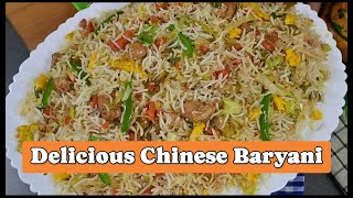 Delicious Chinese Biryani Recipe  Chicken and Vegetable Fried Rice Recipe by Saba Kitchen Delights [upl. by Angadresma731]