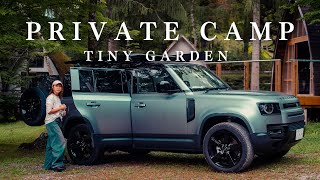 【高規格】Tiny Garden 蓼科で過ごすファミリーキャンプ Cozy camp ｜Land rover ディフェンダー Relaxing ASMR 4K HDR [upl. by Astrid]