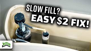 Easy DIY Fix For A Slow Filling Toilet [upl. by Melcher]