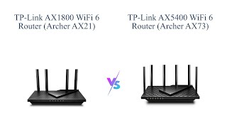 TPLink AX1800 vs AX5400 WiFi 6 Router Comparison 📶🔍 [upl. by Poulter]