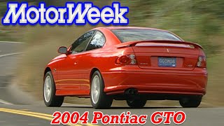 2004 Pontiac GTO  Retro Review [upl. by Nnairek]