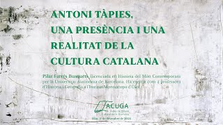 ANTONI TÀPIES UNA PRESÈNCIA I UNA REALITAT DE LA CULTURA CATALANA [upl. by Nerraf359]