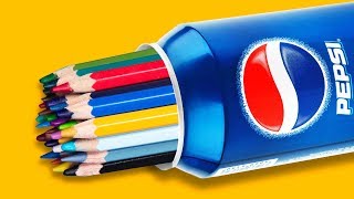 24 BRIGHT HACKS WITH CRAYONS AND COLORED PENCILS [upl. by Ocimad]