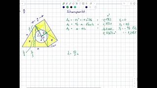 Vorbereitungsklausur A4 Schwerpunkt von Dreieck Rechteck Lochkreis [upl. by Beutner746]