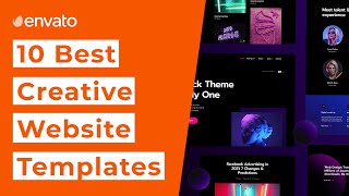 10 Best Creative Website Design Templates 2021 [upl. by Andriana]