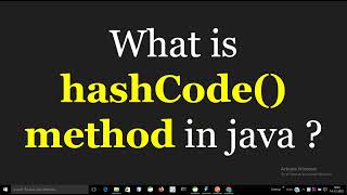 What is HashCode in Java   Java hashcode Method [upl. by Anikehs]