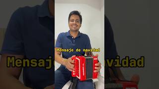 Mensaje de navidad Diomedes Díaz Cover mini acordeón Diego Romero Acordeón diegoromeroacordeon [upl. by Animahs]