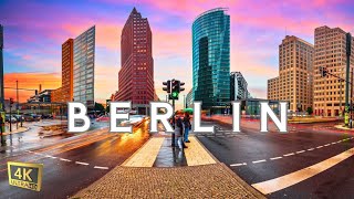 Beautiful Berlin CAPITAL of Germany in 4k ULTRA HD HDR 60FPS by Drone [upl. by Nosduj]