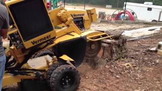 2007 Vermeer SC352 Stump Grinder For Sale 822 hours Diesel Engine Demo at Waters Equipment [upl. by Yeloc]