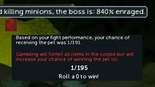 Maxing out Araxyte Pet Chance [upl. by Licastro764]