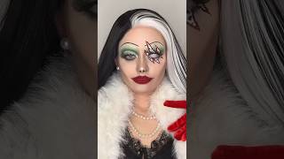 Part 14 CRUELLA 🐾 Any ideas on who else I should do cruella disneyvillains disneymakeup [upl. by Oinotnaocram]