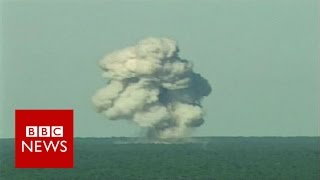 Mother of All Bombs test archive  BBC News [upl. by Dougald]