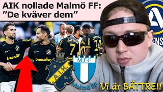 Detta skulle vi VUNNIT  AIK vs Malmö [upl. by Dielu]