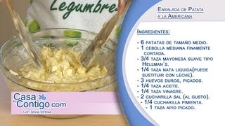 Ensalada de Patata a la Americana [upl. by Aronoel526]