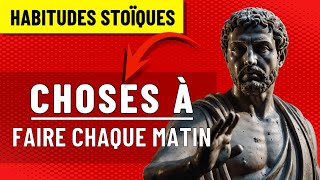 10 habitudes matinales stoïciennes ▶ Résolvez la plupart de vos problèmes [upl. by Attelrahs844]