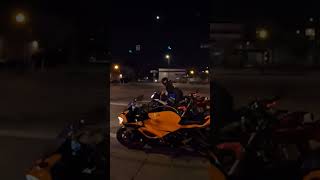 Friggin AWESOME motorcycle motovlog zx6r yamahar6 gopro denverlife denver nightride [upl. by Slaughter287]