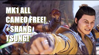 MK1 ALL CAMEO FREE free shang tsung [upl. by Enorel]