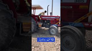 12 futa rutawater live performance  Massey 385 tractor with rutawater  tractor video  tractor [upl. by Wolpert]