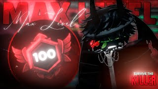 🔪REACHING MAX LEVEL IN SURVIVE THE KILLER🔥🔥  Survive The Killer [upl. by Vania892]