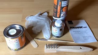 Foliatec brake caliper lacquer Set Audi A1S1 Sportback unboxing and instructions [upl. by Sileas]