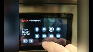 ILVE Majestic II  Programming the range with the TFT Touchscreen [upl. by Afirahs]