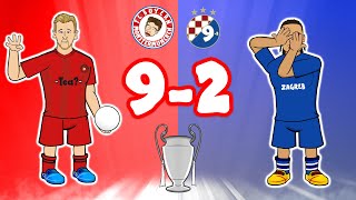 92 BAYERN MUNICH demolish DINAMO ZAGREB💥 Champions League Kane Goals Highlights [upl. by Aled300]