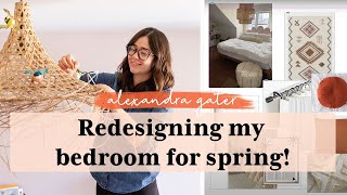 HOW TO DESIGN A ROOM START TO FINISH  Planning my bedroom refresh [upl. by Ynove]