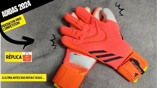 Luva de Goleiro Adidas Predator Competition 2024 Réplica Teste e Review [upl. by Danelle]