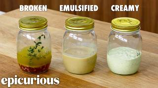 These 3 Dressings Will Upgrade Any Salad  Epicurious 101 [upl. by Darrej]