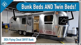 New Option Available  2024 Airstream Flying Cloud 30FB Twin w Bunks [upl. by O'Doneven73]