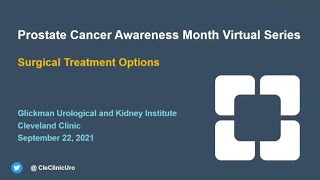 Prostate Cancer Treatment Options  Virtual Event [upl. by Nevanod]