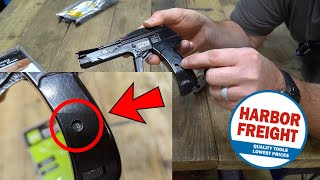 Harbor Freight Cable Tie Gun Tighten and cut your zip ties flush and quickly [upl. by Adlay]