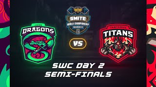 SMITE World Championship SemiFinals Jade Dragons Vs Tartarus Titans [upl. by Marlene]