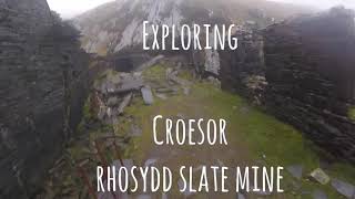 Exploring Croesor Rhosydd Slate Mine [upl. by Bonaparte]