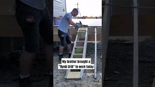 That Ryobi drill made a great hammer diy contractor woodworking construction [upl. by Lemon304]