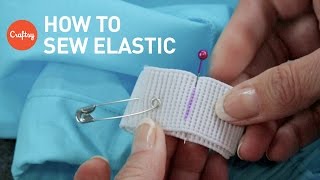 How to sew elastic 2 techniques  Sewing Tutorial with Angela Wolf [upl. by Hrutkay]