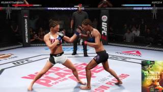 UFC® 214  Kailin Curran vs Alexandra Albu  Fight Simulation [upl. by Thora919]