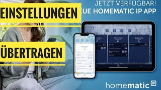 Homematic IP Einstellungen auf neues Handy übertragen [upl. by Bullion]