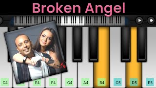 Broken Angel Arash ft Helena  Slow amp Easy Piano Tutorial [upl. by Aivax]