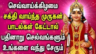 TUESDAY POWERFUL MURUGAN DEVOTIONAL SONGS  Murugan Padalgal  Best Murugan Tamil Devotional Songs [upl. by Moreland630]