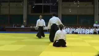 Dorin Marchis Sensei 5 Dan Aikido AikikaiDemonstration in Sofia Bulgaria 2015 [upl. by Emmons]