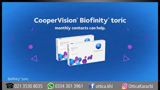 Biofinity® Toric Contact Lenses [upl. by Ahsat]