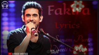 LYRICS Fakira Full Song  Sanam Puri Neeti Mohan  VishalShekhar  SOTY [upl. by Quinton]